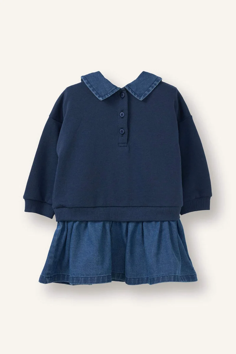 DeFacto Baby Girl Embroidered Dress
