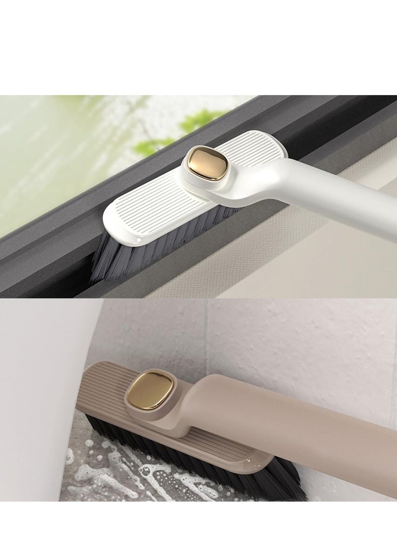 SYOSI Multi-Function Rotating Crevice Cleaning Brush, Hard Bristle Crevice Cleaning Brush, Door Window Track Kitchen Cleaning Brushes, Spin Brush for Cleaning Bathroom (White) - Image 4