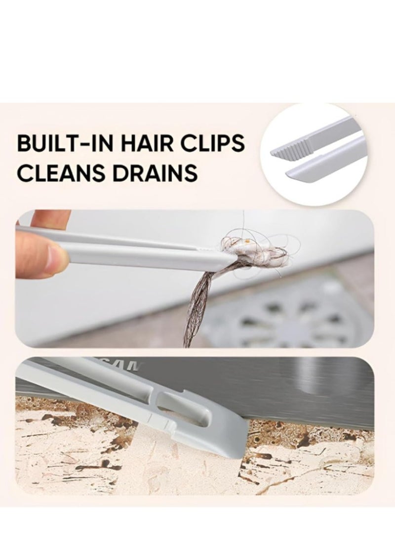 SYOSI Multi-Function Rotating Crevice Cleaning Brush, Hard Bristle Crevice Cleaning Brush, Door Window Track Kitchen Cleaning Brushes, Spin Brush for Cleaning Bathroom (White) - Image 5