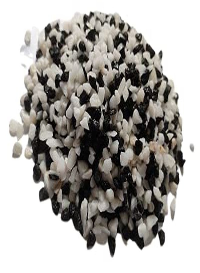 Samariya Natural Black & White Marble Chips Decorative Stones for Aquarium Home Garden Indoor & Outdoor Decoration ETC. (2 Kg) - Image 5