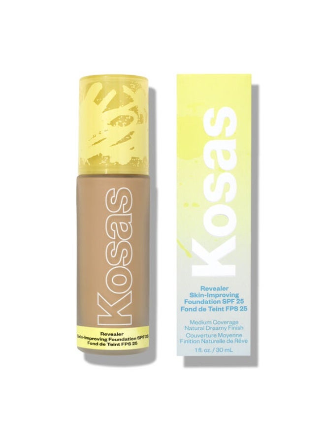 KOSAS REVEALER FOUNDATION SPF 25 medium tan warm250 30ml - Image 4