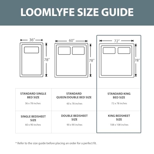 LOOMLYFE 300 TC Microfiber XXL Soft Cotton Super King Size Bedsheet for Double Bed, King Size 108 Inches X 108 Inches, 9 Feet, 275 X 275 cm with 2 Large Size Pillow Covers - MaroonBigFlower - Image 3