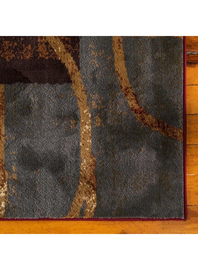 Unique Loom Barista Collection Area Rug Kouillou (2' 2" X 3' 1" Rectangle Multi Brown) - Image 5
