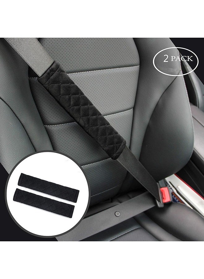 Seat Belt Cover, Soft Auto Seatbelt Shoulder Pad for a More Comfortable Driving Compatible with All Cars and Backpack (Black, 2 PCS ) - pzsku/Z535258890AB17A4E0CFAZ/45/_/1702276584/2e208e78-ff3d-49b9-8b57-578f875199d3