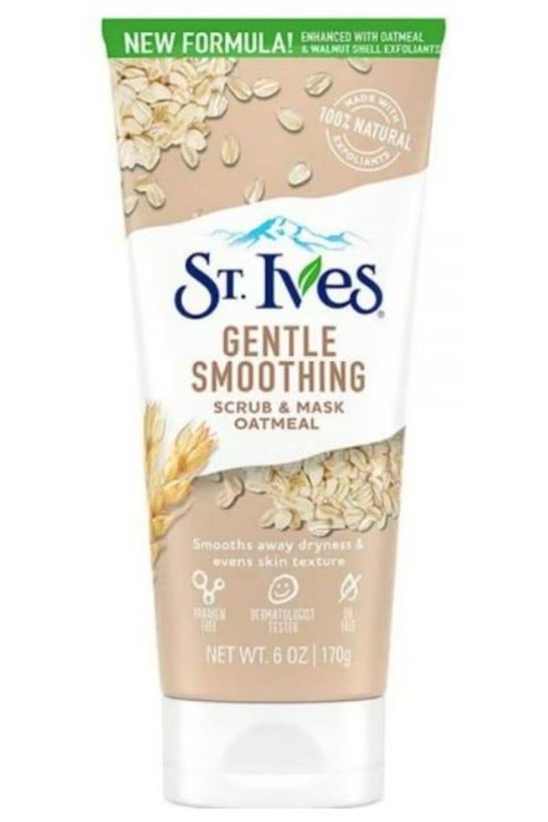 سانت آيفز مقشر وقناع للوجه مغذي ومنعم من سانت آيفز بالشوفان 170 مل - Image 1