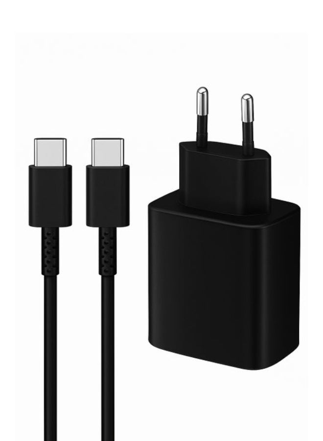 45W Wall Charger with 5A Type-C Cable | Super Fast Charging | Compatible with Type-C Devices - Image 1