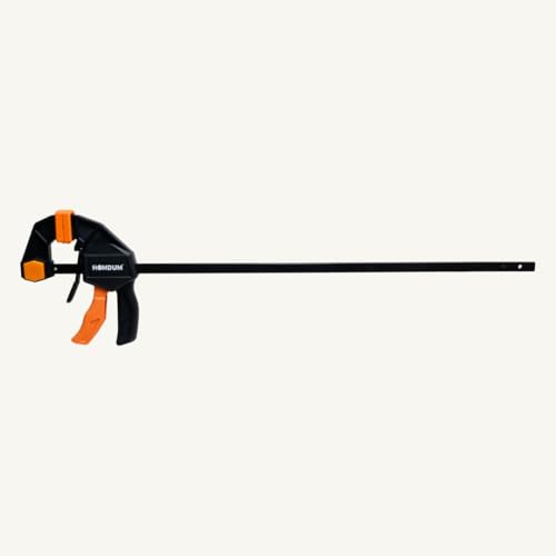 Homdum Quick Grip Bar clamp for woodworking One-Handed Release F type Ratchet clamp wood working size (DEL, 18 INCH) - Image 2