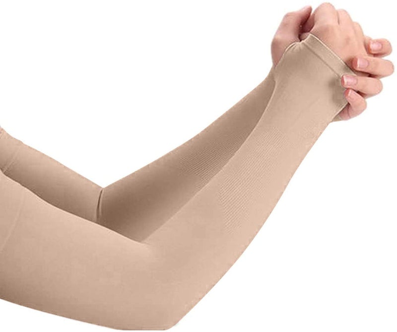 NESVIB 3 Pairs Biker/Sports Full Arm Fingerless Sleeves Gloves for UV, Dust, Summer, Sun Protection for men and Women - Image 3