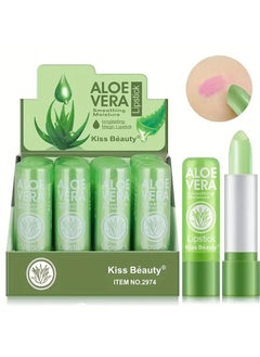 Kiss Beauty Aloe Vera Lipstick Long Lasting Lip Balm Lips Moisturizer Magic Temperature Color Changing Lipstick  - Image 1