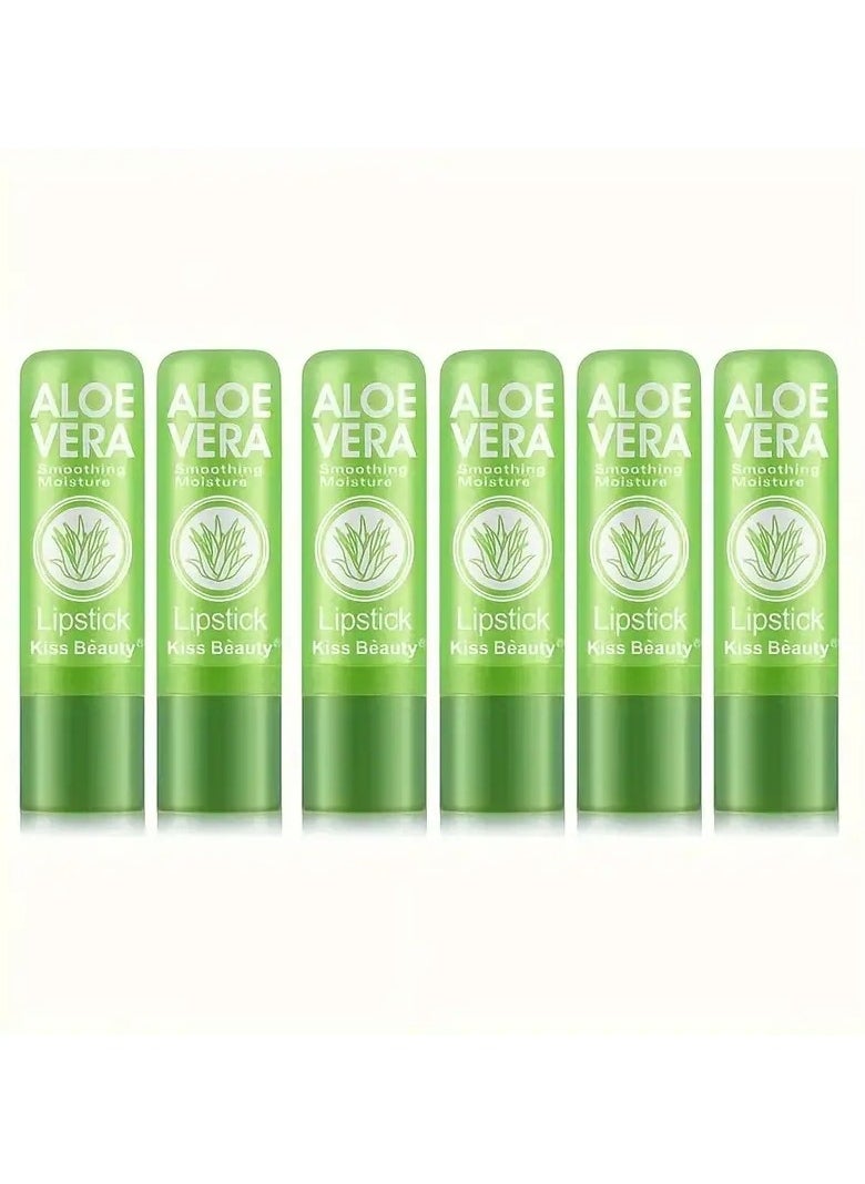 Kiss Beauty Aloe Vera Lipstick Long Lasting Lip Balm Lips Moisturizer Magic Temperature Color Changing Lipstick  - Image 5