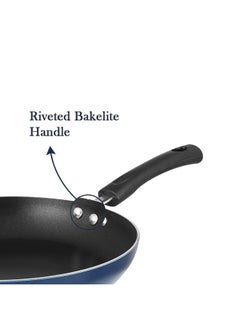 VINOD Vinod Zest Aluminium Non Stick Frypan - 26 cm | Skillet Pan | 3 Layer Ceramic Coating | 3 mm Thick | Metal Spoon Friendly | Gas Base, Toxin Free - 1 Year Warranty  - Image 5
