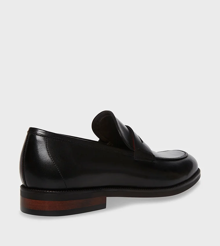 ستيف مادن Parditoblack Black Men's Formal Slip-On Shoes