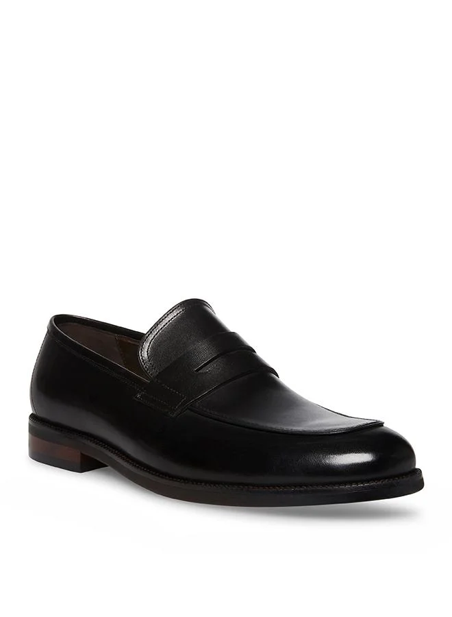 ستيف مادن Pardito Black Men's Loafers
