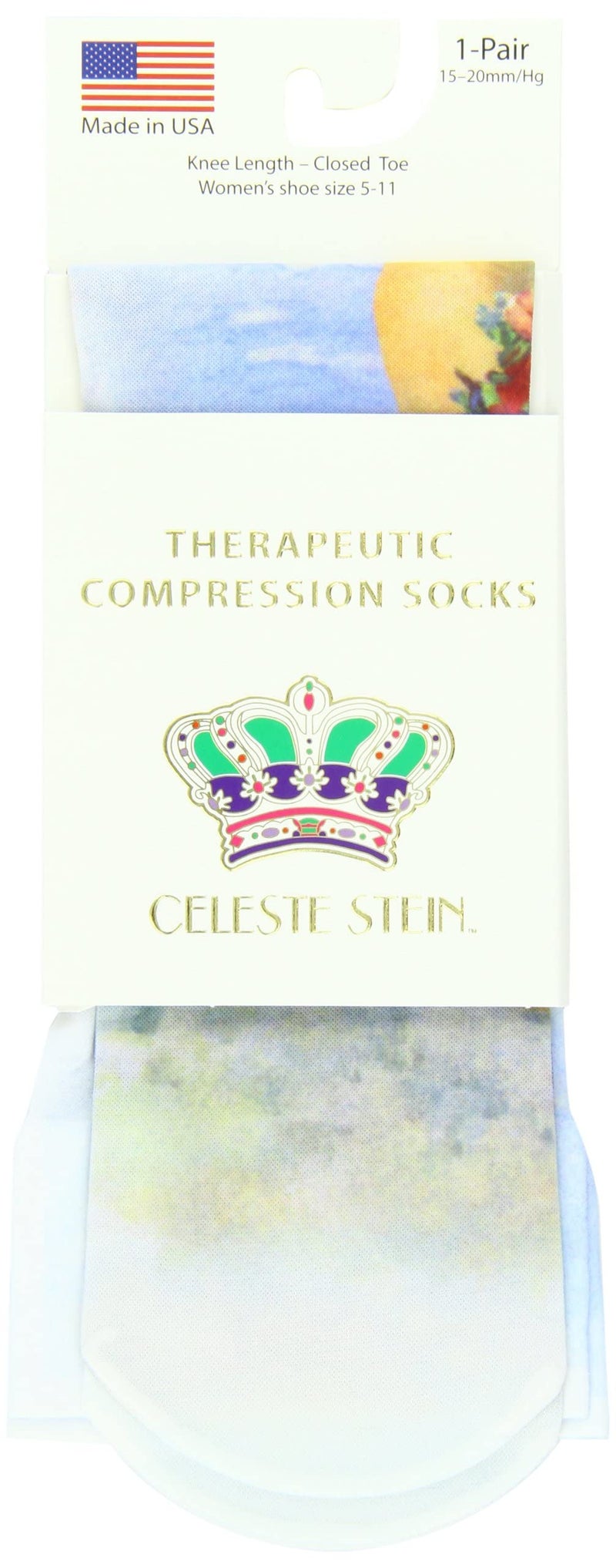 Celeste Stein Therapeutic Compression Socks 1st Kiss 1520 mmhg 1Pair