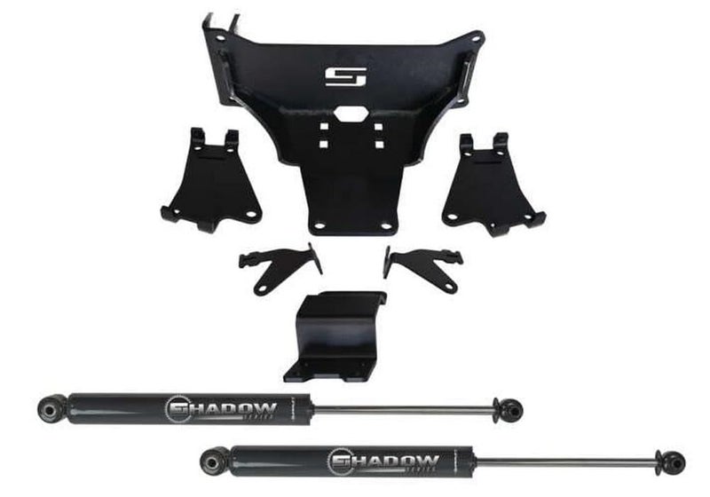Superlift Dual Stabilizer Kit for Ford F-250/F-350 | Superlift Shadow Series Cylinders | 92741 | Fits 2005-2022 Ford F-250 / F-350 with No Lift to Any Lift Height - Image 1