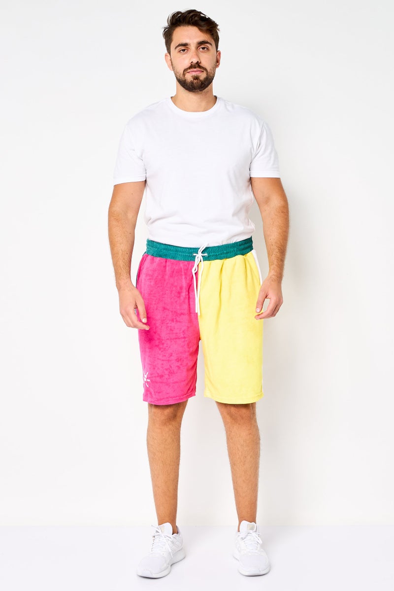 FILA Men Sportswear Fit Embroidered Logo Outdoor Shorts, Multicolor - Image 2