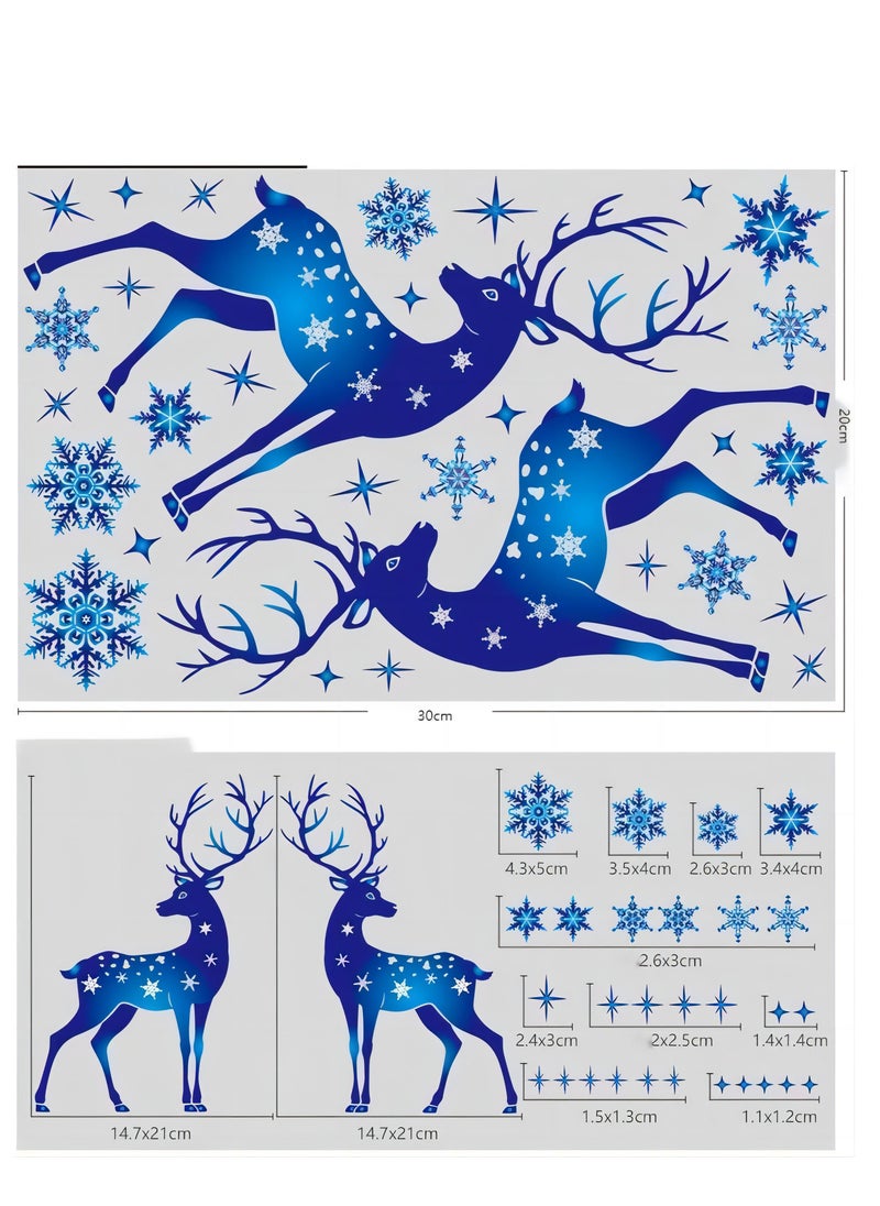 2-Pieces Snow Elk Window Sticker  30 x 20Centimeter With Tool - pzsku/Z5352F41FA8CAE395BEB6Z/45/_/1694260704/7921bb68-7b63-4881-9bdd-b9ba039a4b86