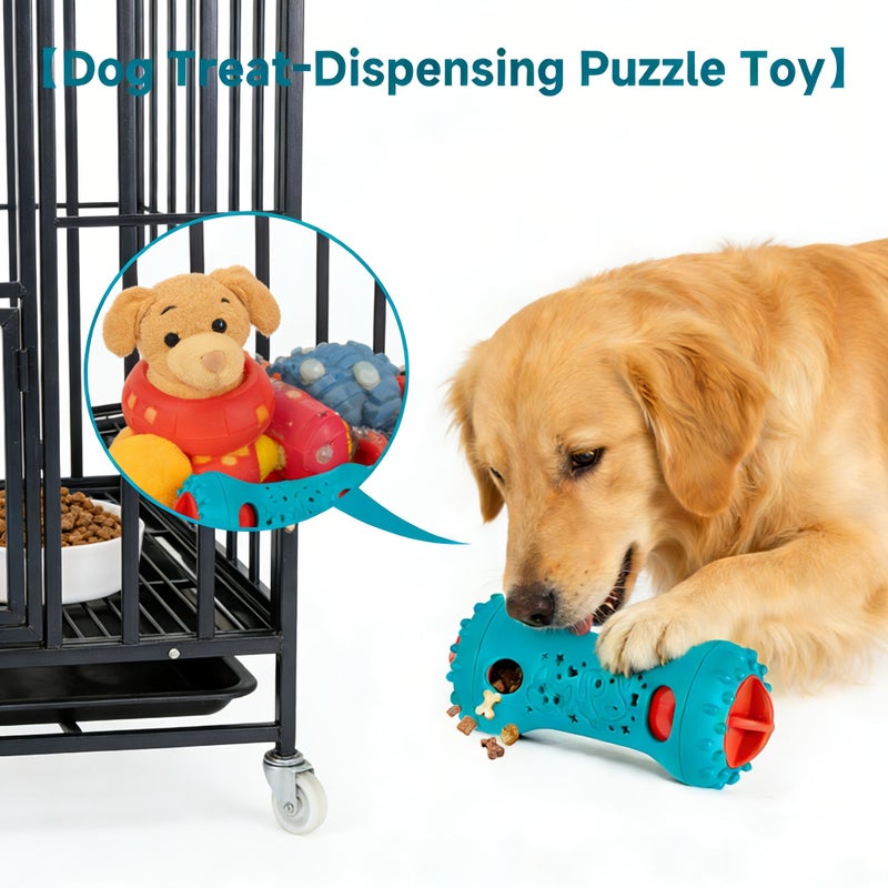 Blue Interactive Dumbbell Shaped Sniffing Toy Puzzle Slow Feeder For Engaging Treat Dispensing And Cognitive Development - Image 4