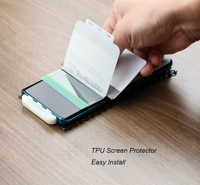 Ibywind 2 Pcs Screen Protector For OnePlus 8 6.55",Flexible TPU Film,With 1Pc Camera Lens Protector,1Pc Back Film,Bubble Free[Easy to install] - Image 3