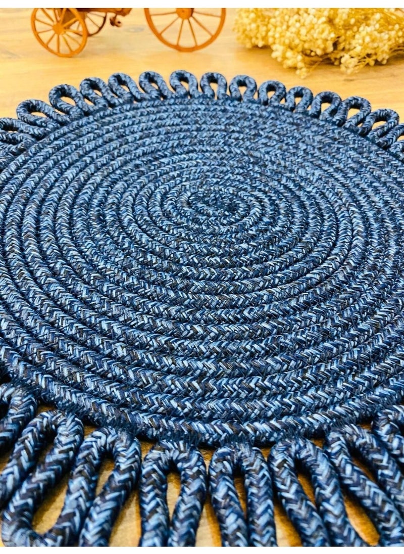 BDZ Deri BDZ Leather Jute Wicker American Service Mat  - Image 3