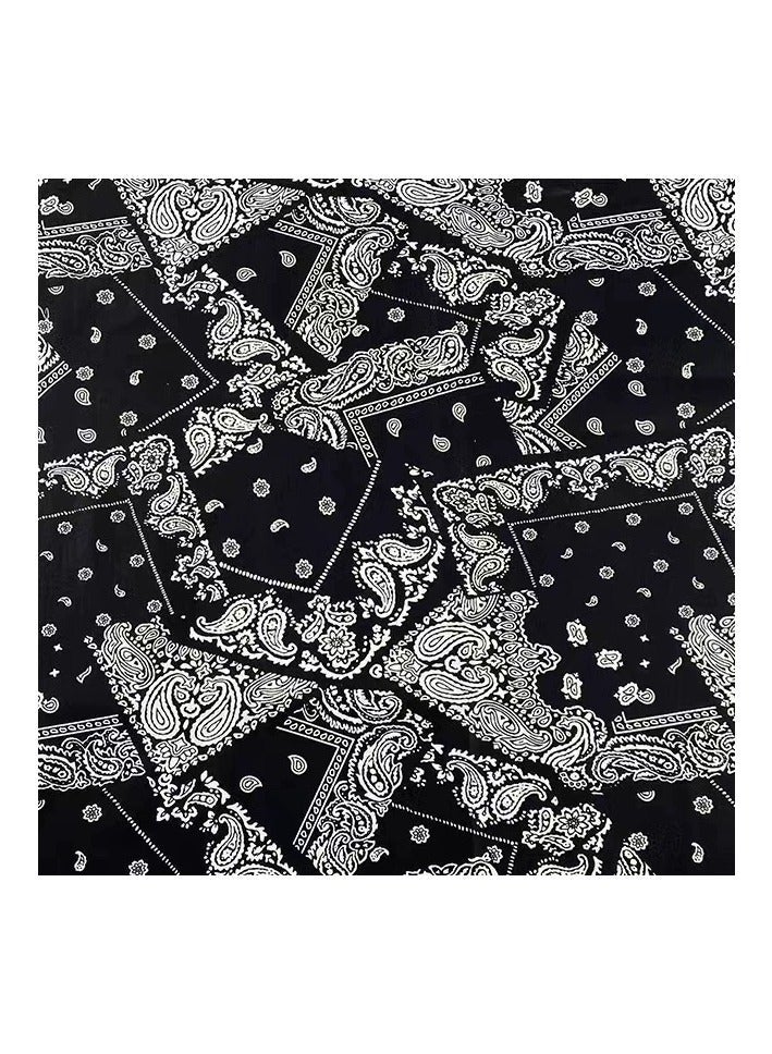 Goolsky Paisley Print Multifunctional Neck Gaiter, Breathable UV‑Protection Face Neck Cover, Elastic Outdoor Bandana for Cycling Hiking Sports - Image 5