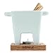 BOSKA BOSKA Tea Light Tapas Fondue Set for Cheese or Chocolate, Life Collection, White  - Image 2