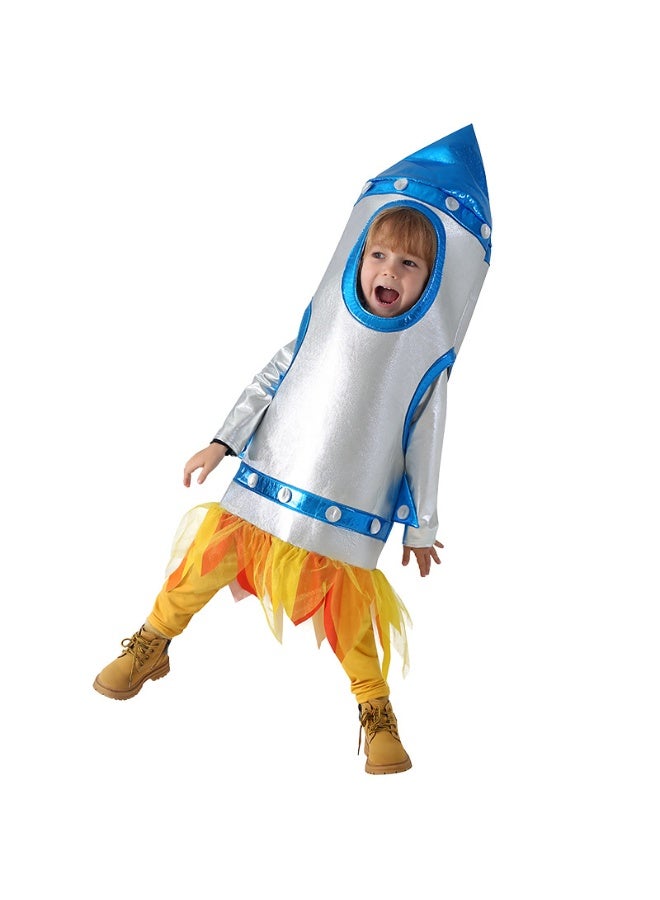 Astronaut Children's Cosmo Rocket Space Suit Space Suit Clothing Sports Event Performance Costume - Image 5