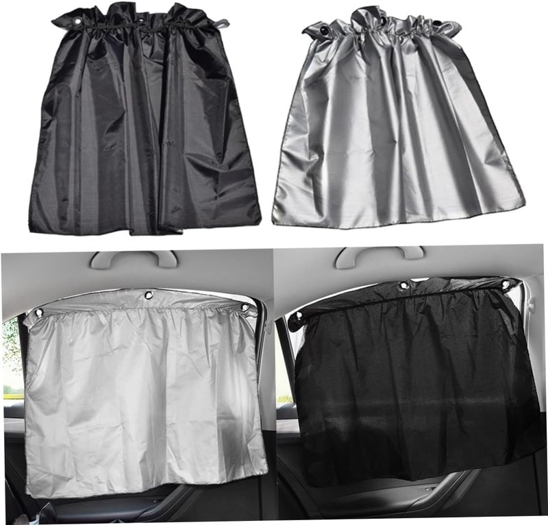 FAVOMOTO 4pcs Car Window Sun Shade Cup Boy Girl and Pets from Sunlight and Harmful Rays Easy to Install Auto Sunshade for Vehicle - Image 2
