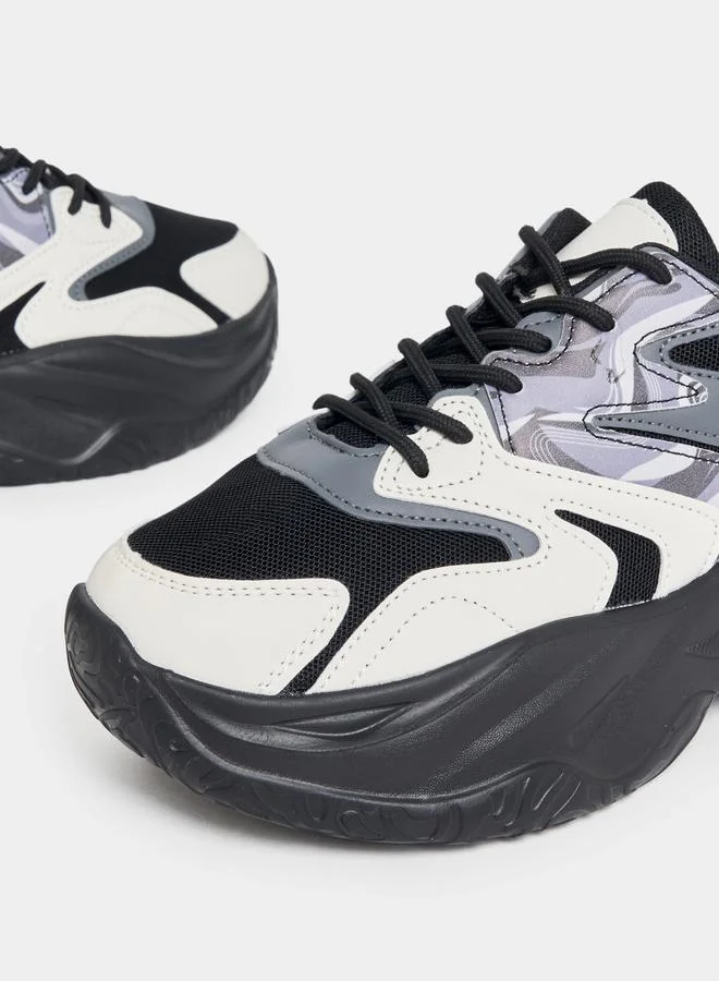 Styli Platform Sole Tech Design Sneakers