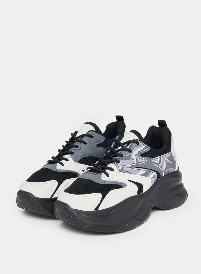 Styli Platform Sole Tech Design Sneakers