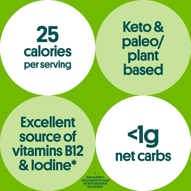 Gimme وجبات خفيفة من الأعشاب البحرية المحمصة العضوية من gimMe - ملح البحر وزيت الأفوكادو - Image 3