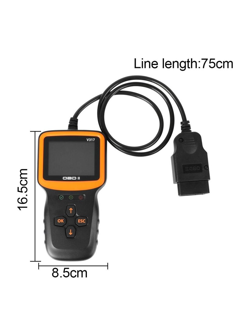 OBD2 Scanner Diagnostic Tool, Vehicle Check Engine Code Readers with Reset & I/M Readiness & More, Car OBDII/EOBD Diagnostic Scan Tool for All Vehicles After 1996