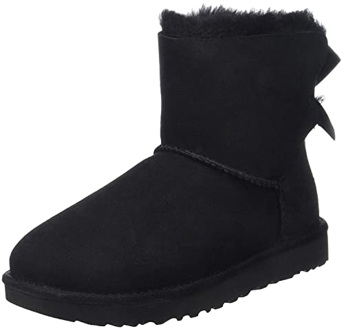UGG Women's Mini Bailey Bow Ii Boot, Black, 07 - Image 5