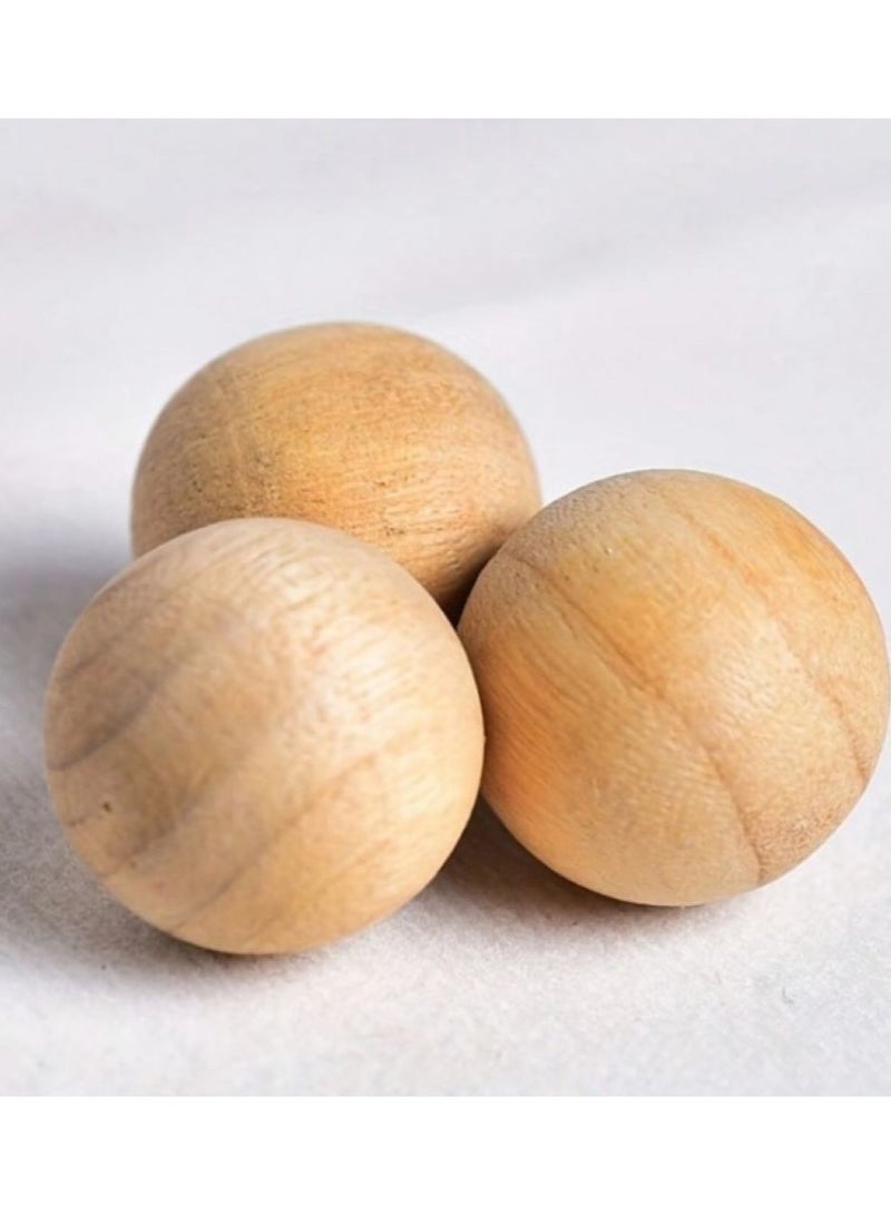 20pcs Natural Eucalyptus Wood Balls Anti Insect Mite Anti Mildew Anti Odor Natural Wood Scent Balls - Image 4