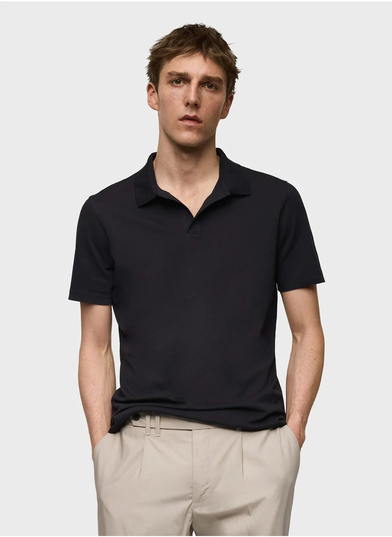 Mango Man Taga Essential Polo