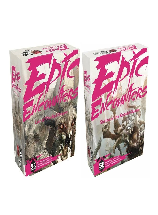 Steamforged Games Epic Encounters Lair of The Red Dragon and Shrine of The Kobold Queen Bundle (2 Items) - Image 1