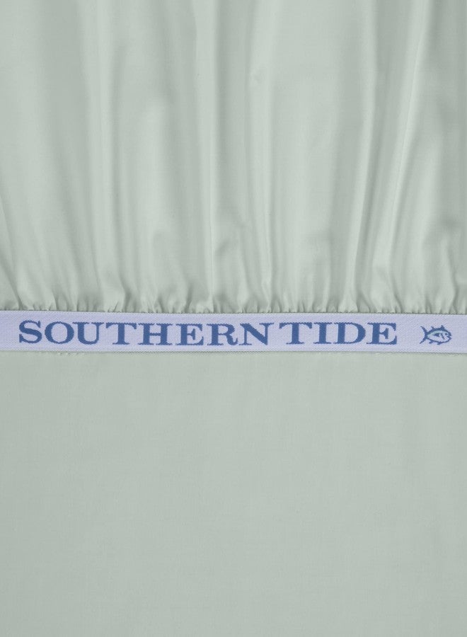 Southern Tide Cotton Twill 200 Thread Count 4-Piece Queen Size Sheet Set - 100% Cotton - Soft & Cozy - Bed Sheet Set - Deep Pocket - Easy Care - Green Sheet Set (Queen, Green) - Image 5