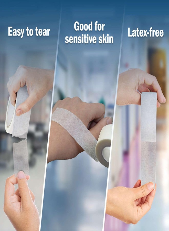 TenderGentle Paper Medical Tape for Wound Care - 6 Rolls of 2" Surgical Tape - 10 Yards Long - Secures Dressings, Tubes, and Ostomy Pouches - Easy to Tear and Latex Free - Image 5