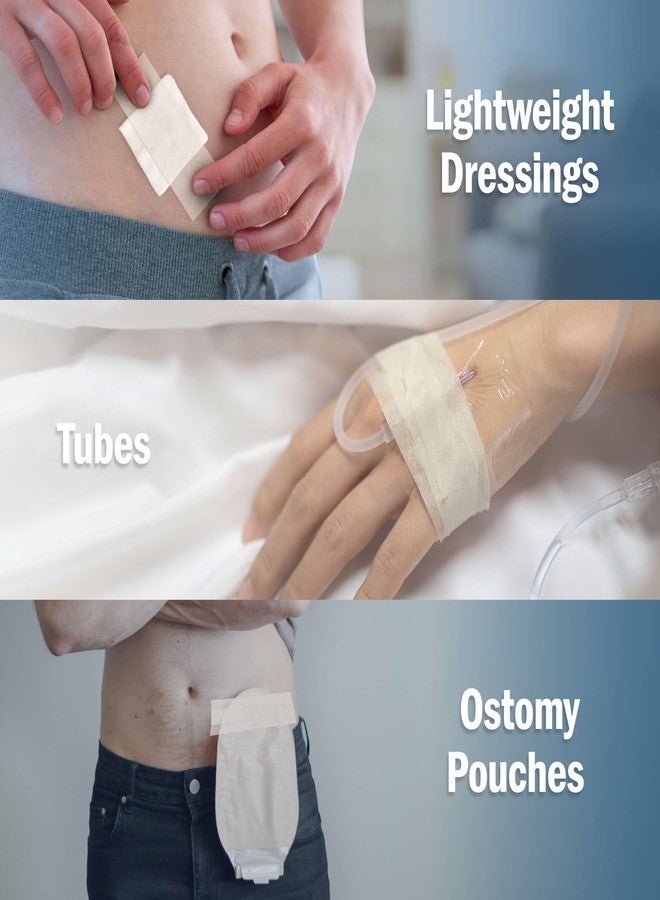TenderGentle Paper Medical Tape for Wound Care - 6 Rolls of 2" Surgical Tape - 10 Yards Long - Secures Dressings, Tubes, and Ostomy Pouches - Easy to Tear and Latex Free - Image 4