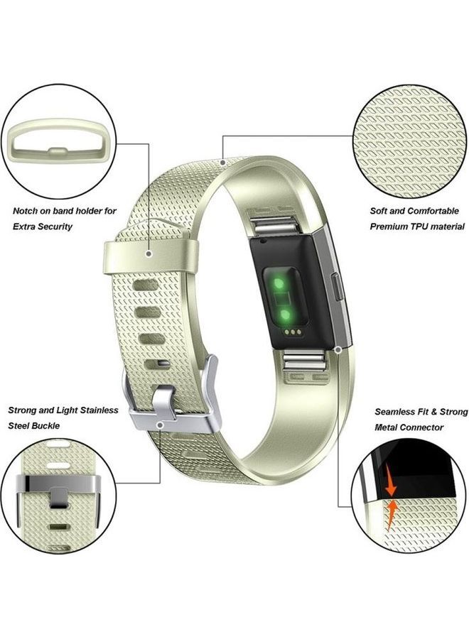 NIBEMINENT Stainless Steel Metal Mesh Wrist Strap Watch Band Gold - Image 2