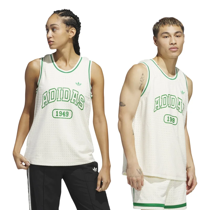 Adidas OG BBALL JERSEY Beige Originals Unisex TOPS