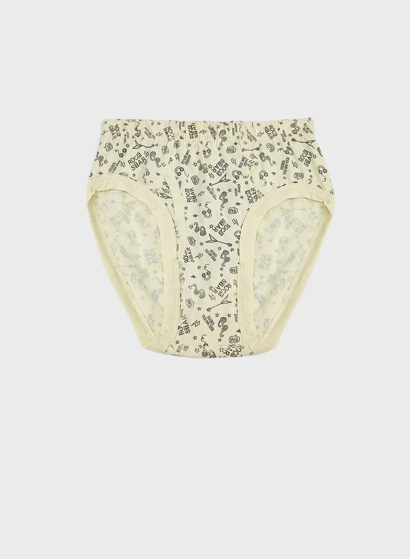 Pinata Pack Of 3 Printed Boys Brief