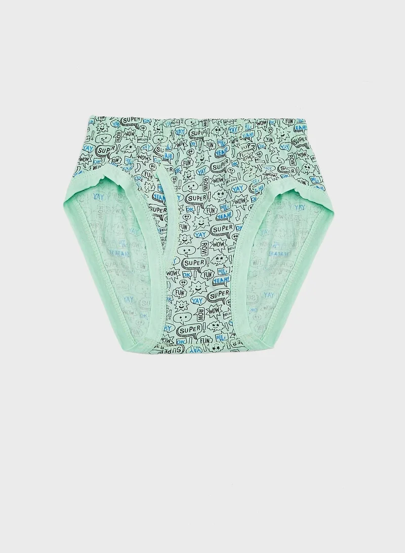 Pinata Pack Of 3 Printed Boys Brief