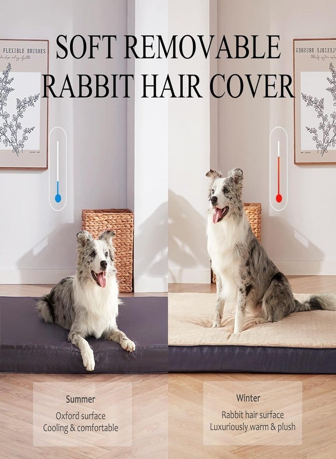 B. Dog Bed - Premium Comfort for Small, Medium, Large Dogs - Removable Washable Cover - Waterproof - Ideal for Puppies & Older Dogs - 30x20x3 in - Image 2