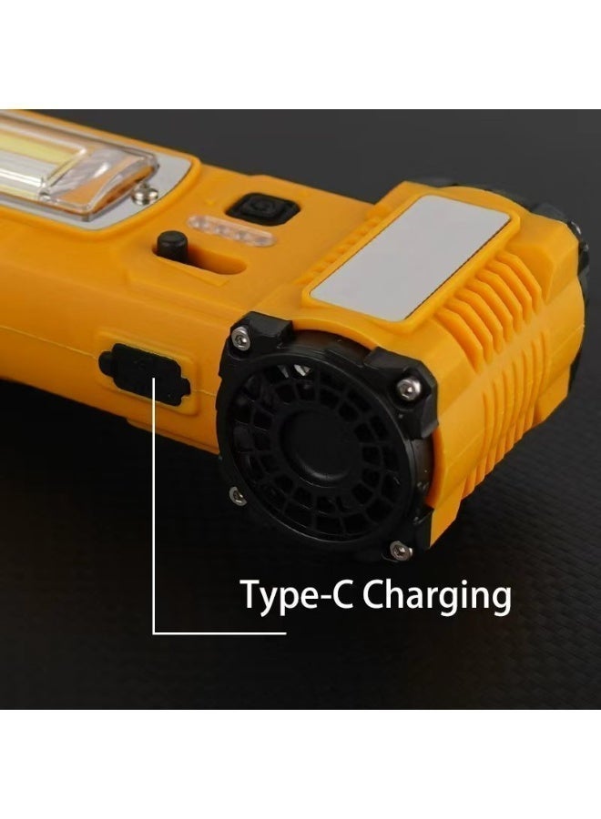 FUSIONPULSE Portable Turbo Fan, compact, handheld multifunctional electric air blower lighting features, Belt holder-FUSIONPULSE - Image 3