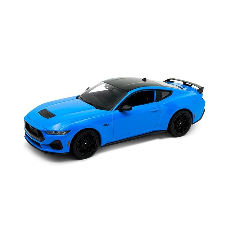 Welly - 2024 Ford Mustang GT 1/24 Blue Die Cast Model - 24123W