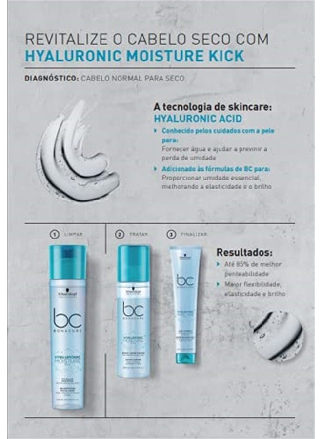 Schwarzkopf BC BONACURE Hyaluronic Moisture Kick Conditioner, 6.7-Ounce - Image 4