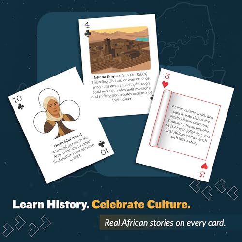 Kulture Games African Legends Kingdoms Stories Trivia Party Game Inspirational Black History Card Game for Family Game Night Adults - Image 5