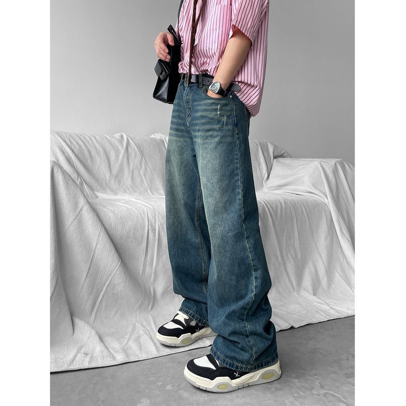 Unisex Casual Daily Denim Jeans - Image 5