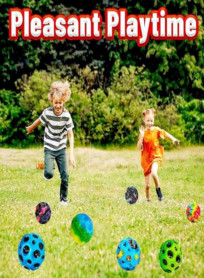 BANNI Super Bouncy Rubber Moon Ball for Kids & Adults | Crater Surface High Bounce Soft Foam Ball with Textured Grip, Multicolor Toy for Indoor Outdoor Play - Pack of 1 - Image 5